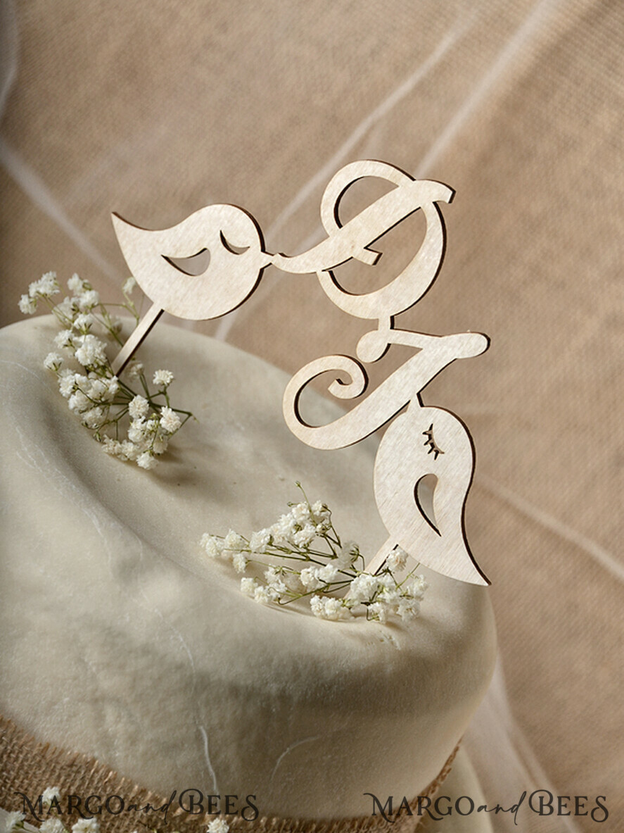 CAKE TOPPER RUSTIC wedding cake topper, rustic