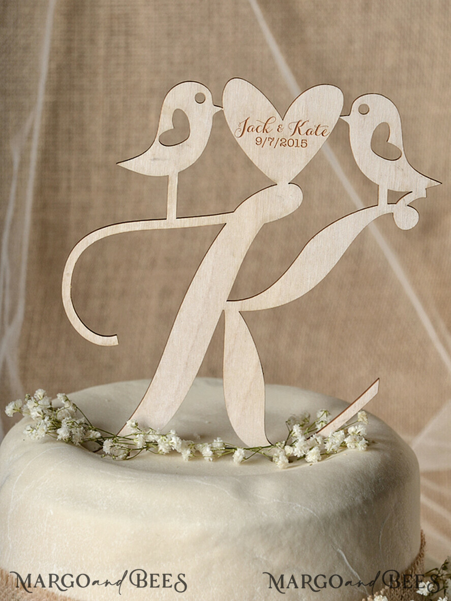 CAKE TOPPER RUSTIC topper, vintage
