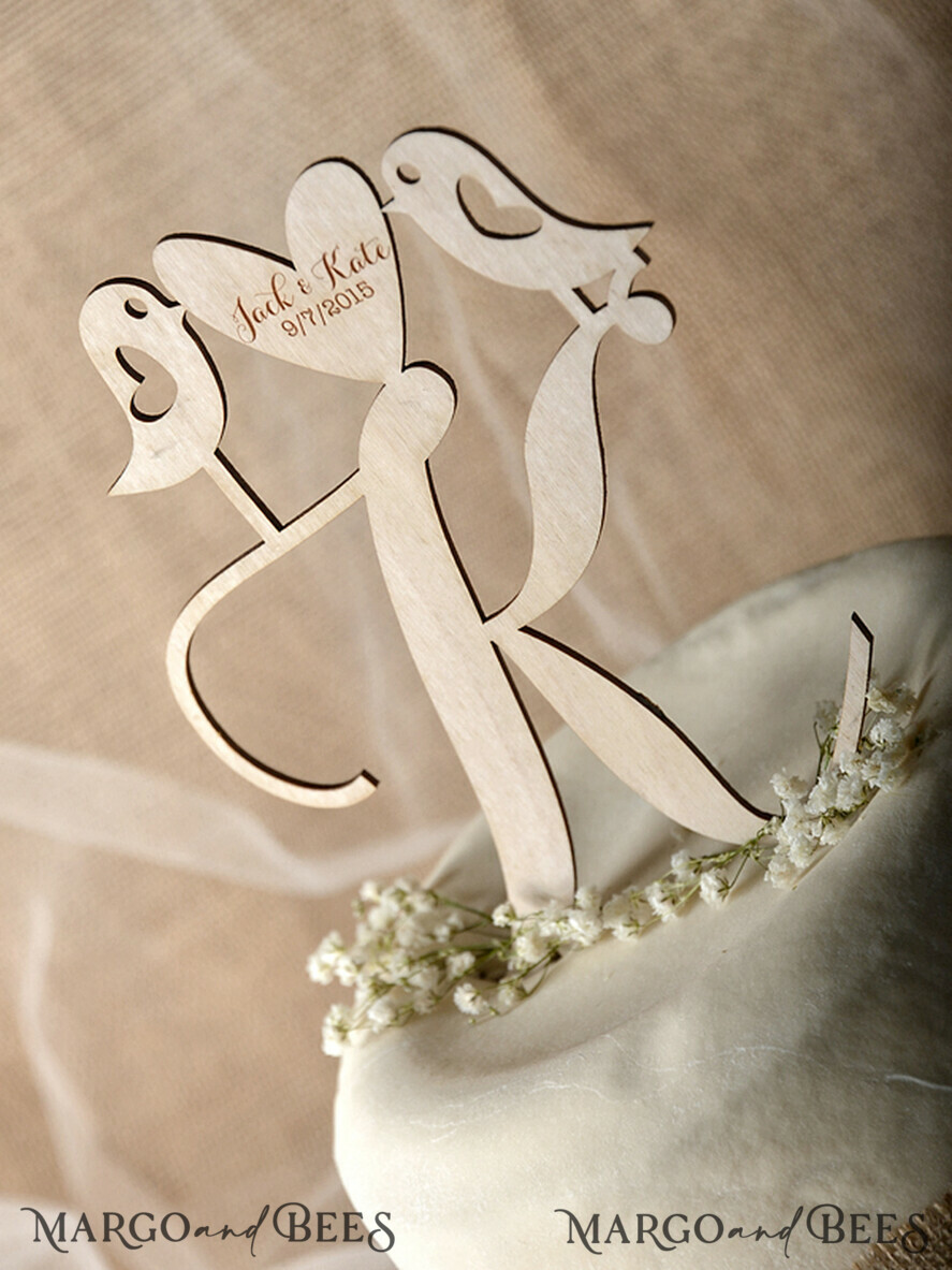 CAKE TOPPER RUSTIC topper, vintage