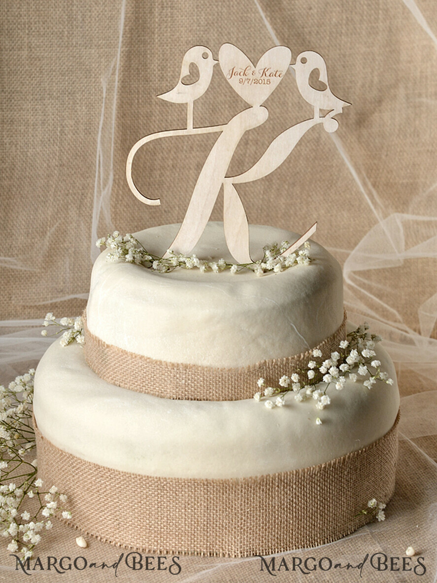 CAKE TOPPER RUSTIC topper, vintage