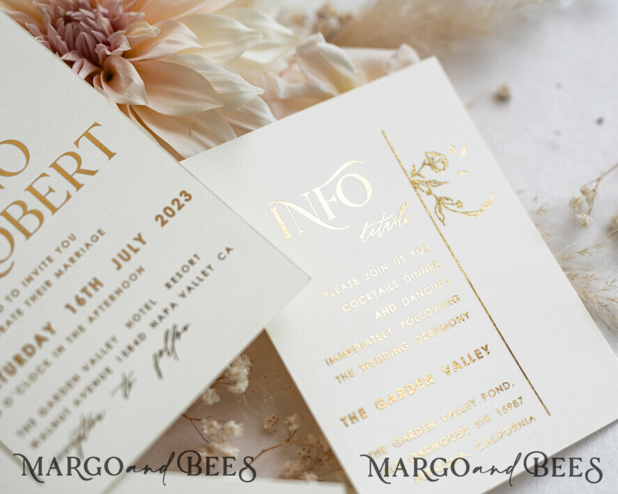 HOCHZEITS EINLADUNGEN Gold / Roségold / Silber / Glitzer Maßgeschneiderte Hochzeitskarten aus Samt mit Cremetasche, elegante goldene Quaste Hochzeitskarten, goldene Hochzeitsladung, Luxus-Hochzeitskarten