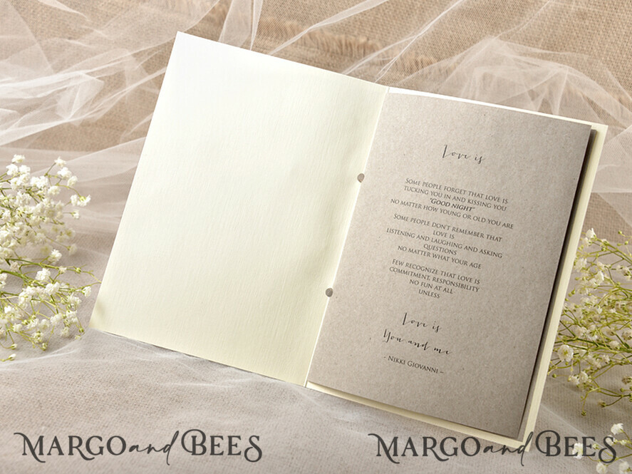 MENU & PROGRAMS rustic Rustic Wedding Program with Lace, Barn Wedding Program, Eco Romantic Personalized Cards with Twine, Simple Rustic Lace Wedding Program, Elegant Booklet Brown Wedding Cards