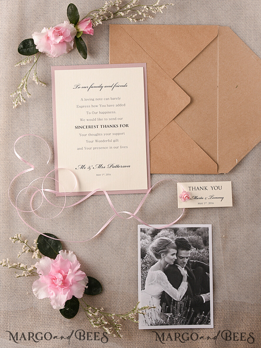 THANK YOU CARDS rustic 