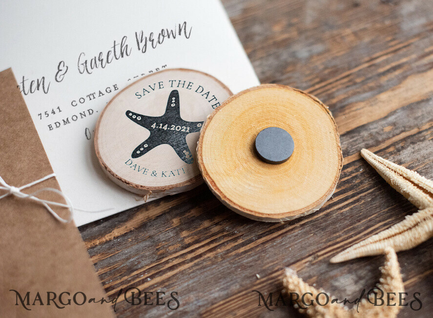 SAVE THE DATES beach travel magnets Personalised Beach Save the Date Magnets and Card, Travel  Wedding Save The Dates , Wedding Destination Save The Date Cards