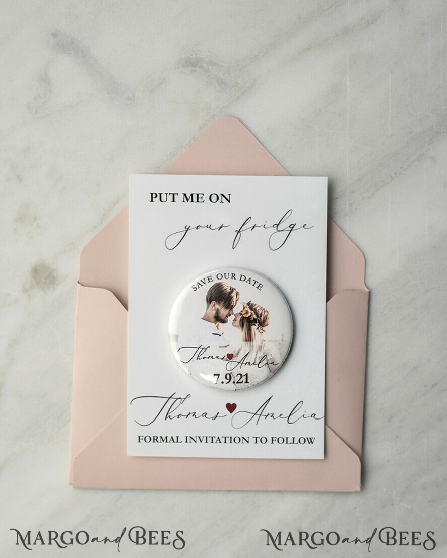 DATEN MERKEN rustikale Boho-Magnete Magnete für Ihre Hochzeit