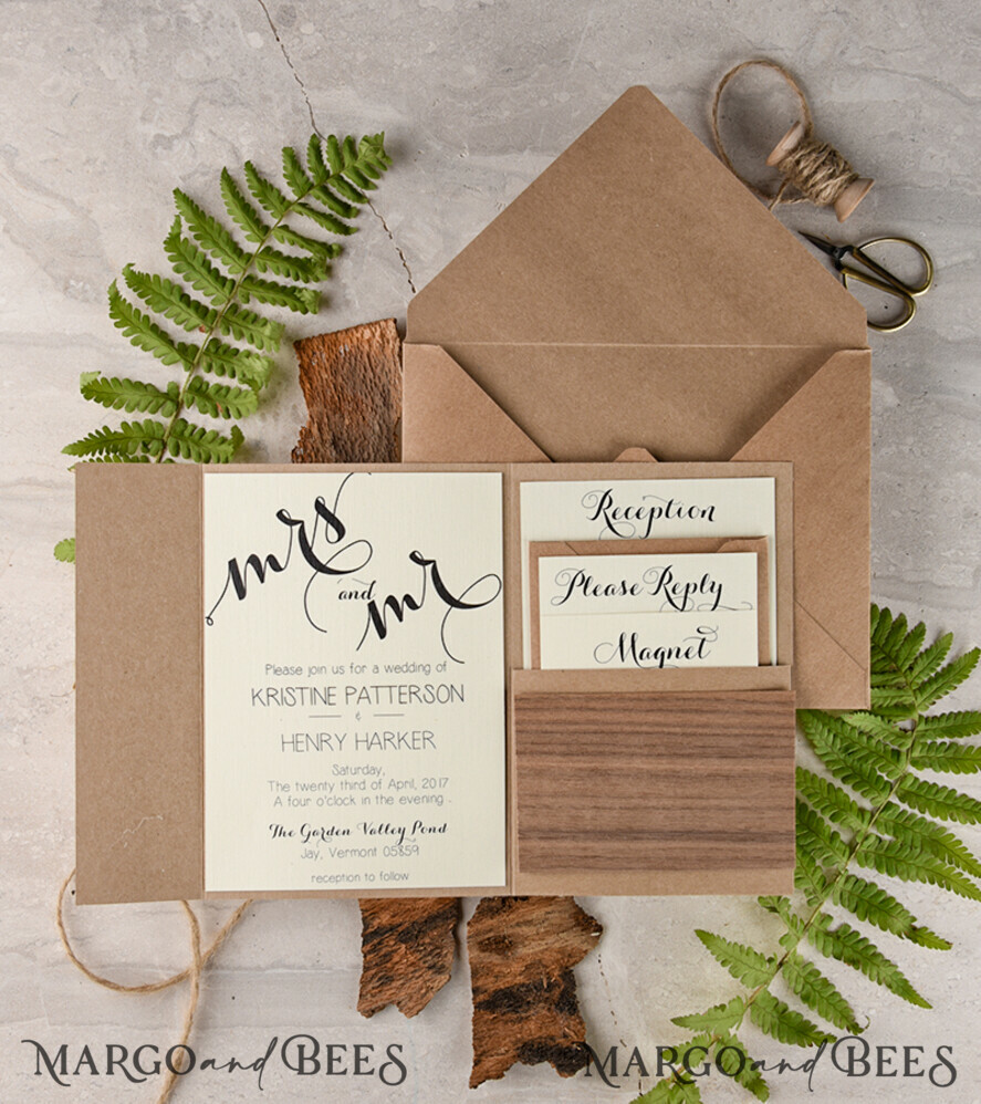 Bespoke wedding invitations, personalized stationery