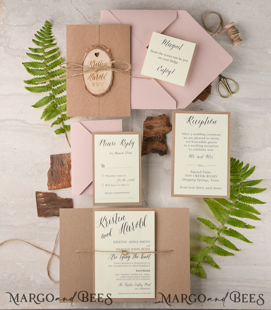   Wedding invitations designs, magnet invites