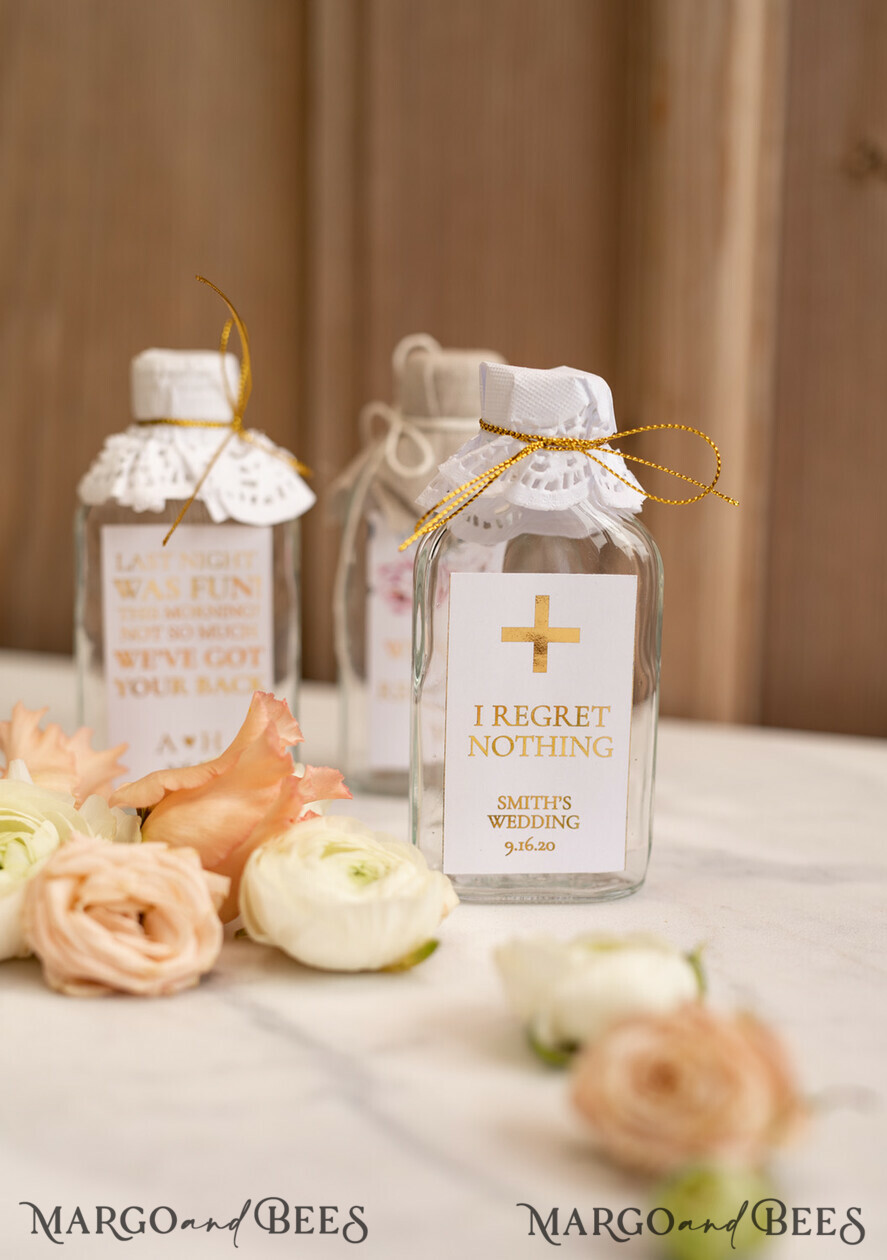 WEDDING FAVORS wedding hangover kits wedding favors, small bottle hangover kit