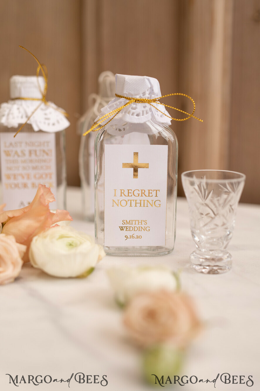 WEDDING FAVORS wedding hangover kits wedding favors, small bottle hangover kit