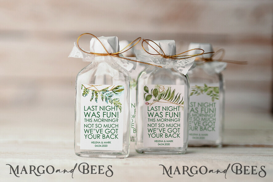 WEDDING FAVORS wedding hangover kits wedding favor ideas, bottles for hangover kit