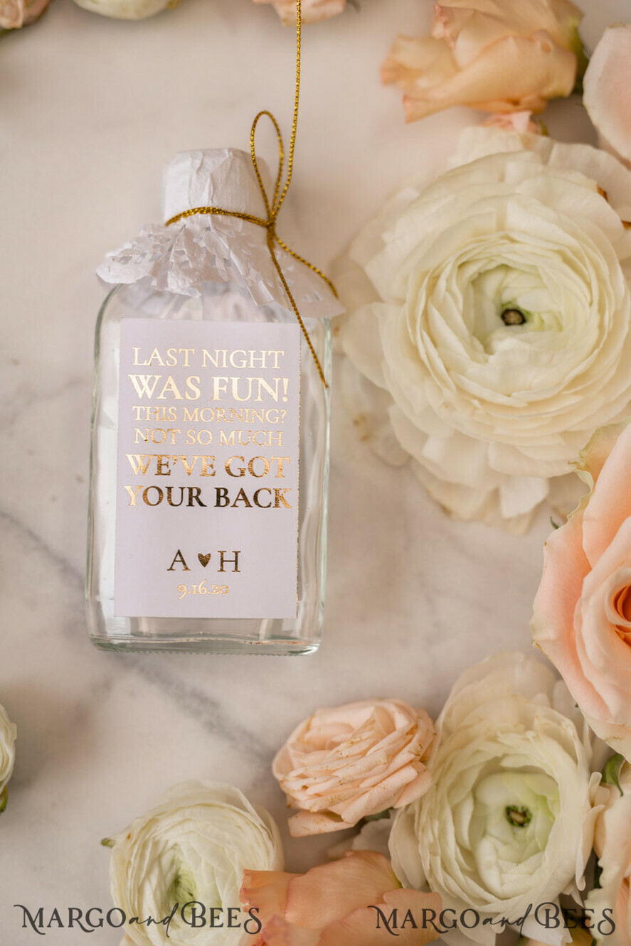 WEDDING FAVORS wedding hangover kits wedding Favors, hangover kit for day after