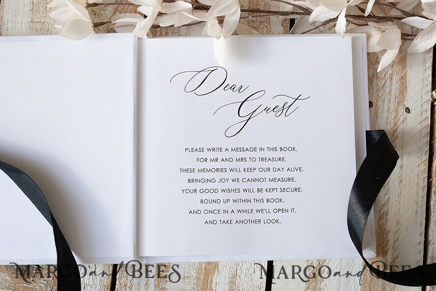WEDDING GUEST BOOKS Instax Instant Photo Book black & white Velvet  Acrylic Wedding Guest Book Personalised & sign set, Velvet elegant Instant Photo Book Boho Elegant Instax Guestbook