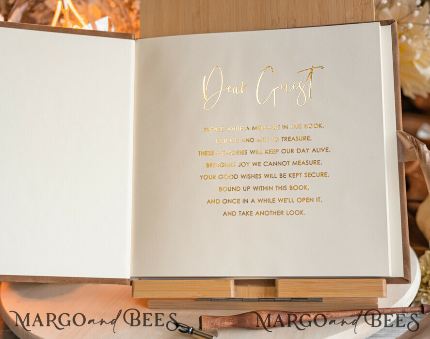 HOCHZEITS-GÄSTEBÜCHER Instax Sofortbildbuch Fall beige Gold Acryl Hochzeitsgästebuch personalisiert, Tan Taupe Samt Sofortbildbuch Boho elegant Instax Hochzeitsfoto Gästebuch, Erdfarbenes Acryl Instax Gästebuch Schild, Neutraler Samt Fotobuch.