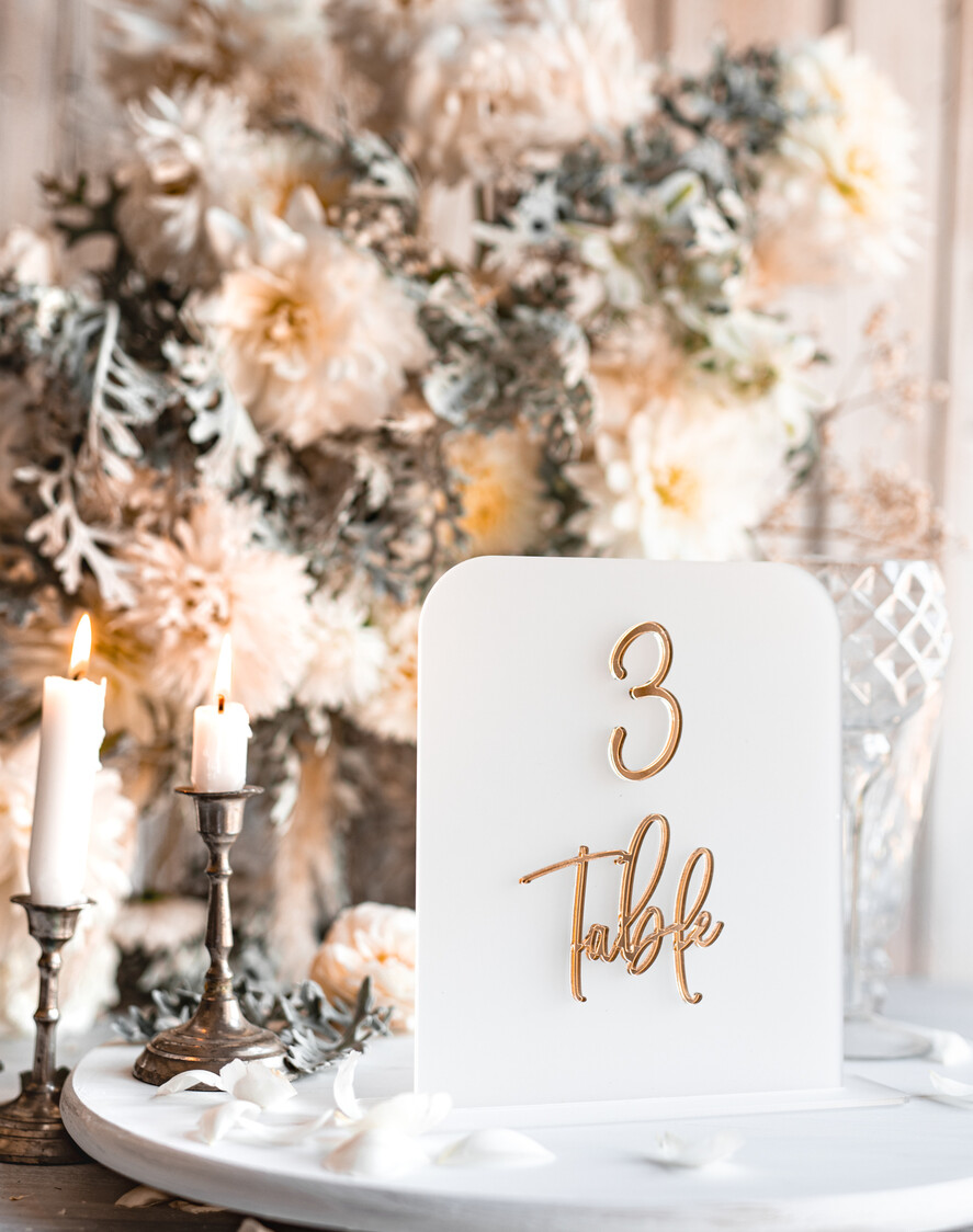 TABLE DECOR SIGNS Acrylic table decor Numbers Acrylic Frozen Table Numbers, Frosted Acrylic And Gold Sign, Gold Plexi Table Numbers, Luxury Wedding Table Decor, Wedding Signage Golden Mirror Table Numbers