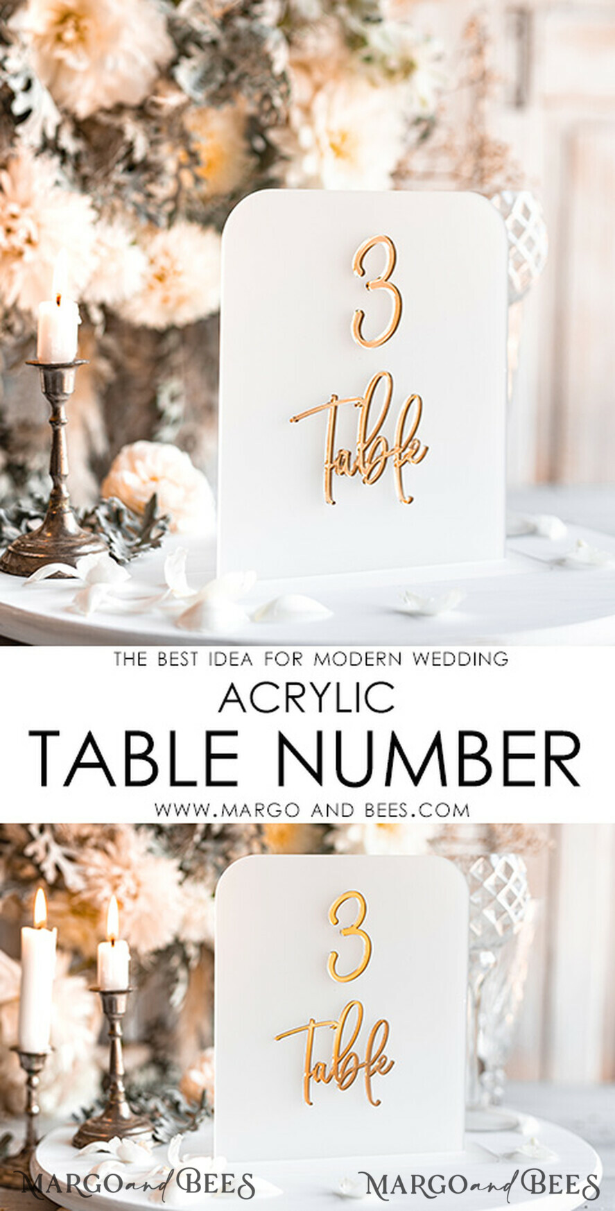 TABLE DECOR SIGNS Acrylic table decor Numbers Acrylic Frozen Table Numbers, Frosted Acrylic And Gold Sign, Gold Plexi Table Numbers, Luxury Wedding Table Decor, Wedding Signage Golden Mirror Table Numbers