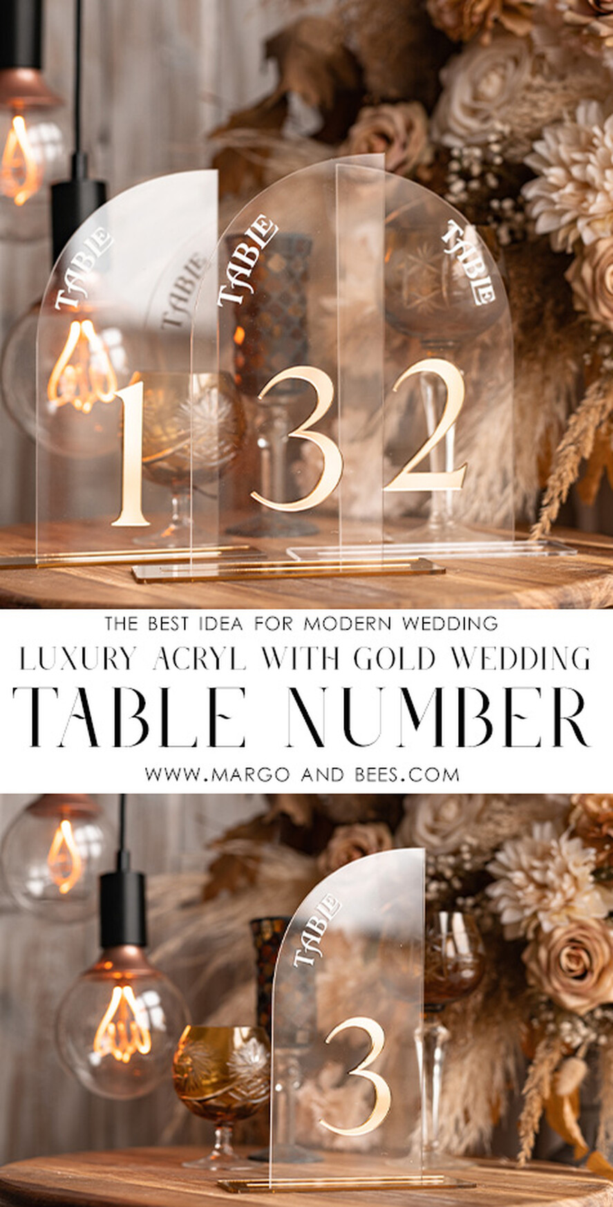 TABLE DECOR SIGNS Acrylic table decor Numbers Acrylic Arch Ombre Beige Table Numbers, Clear Acrylic and gold table numbers, Nude Taupe Gold Plexi Table Numbers, Tan Luxury Wedding Table Decor, Earthy Wedding Sign
