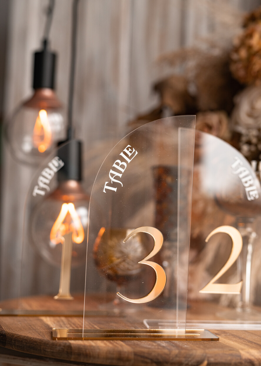 TABLE DECOR SIGNS Acrylic table decor Numbers Acrylic Arch Ombre Beige Table Numbers, Clear Acrylic and gold table numbers, Nude Taupe Gold Plexi Table Numbers, Tan Luxury Wedding Table Decor, Earthy Wedding Sign