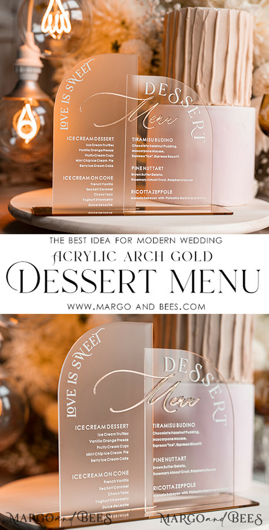 TABLE DECOR SIGNS Acrylic table decor Numbers Acrylic Arch Table Number and menu Combo, Clear and Frozen Acryl gold Signs, Gold Plexi Table Numbers nad Menu Combo Luxury Wedding Table Decor, Wedding Signage