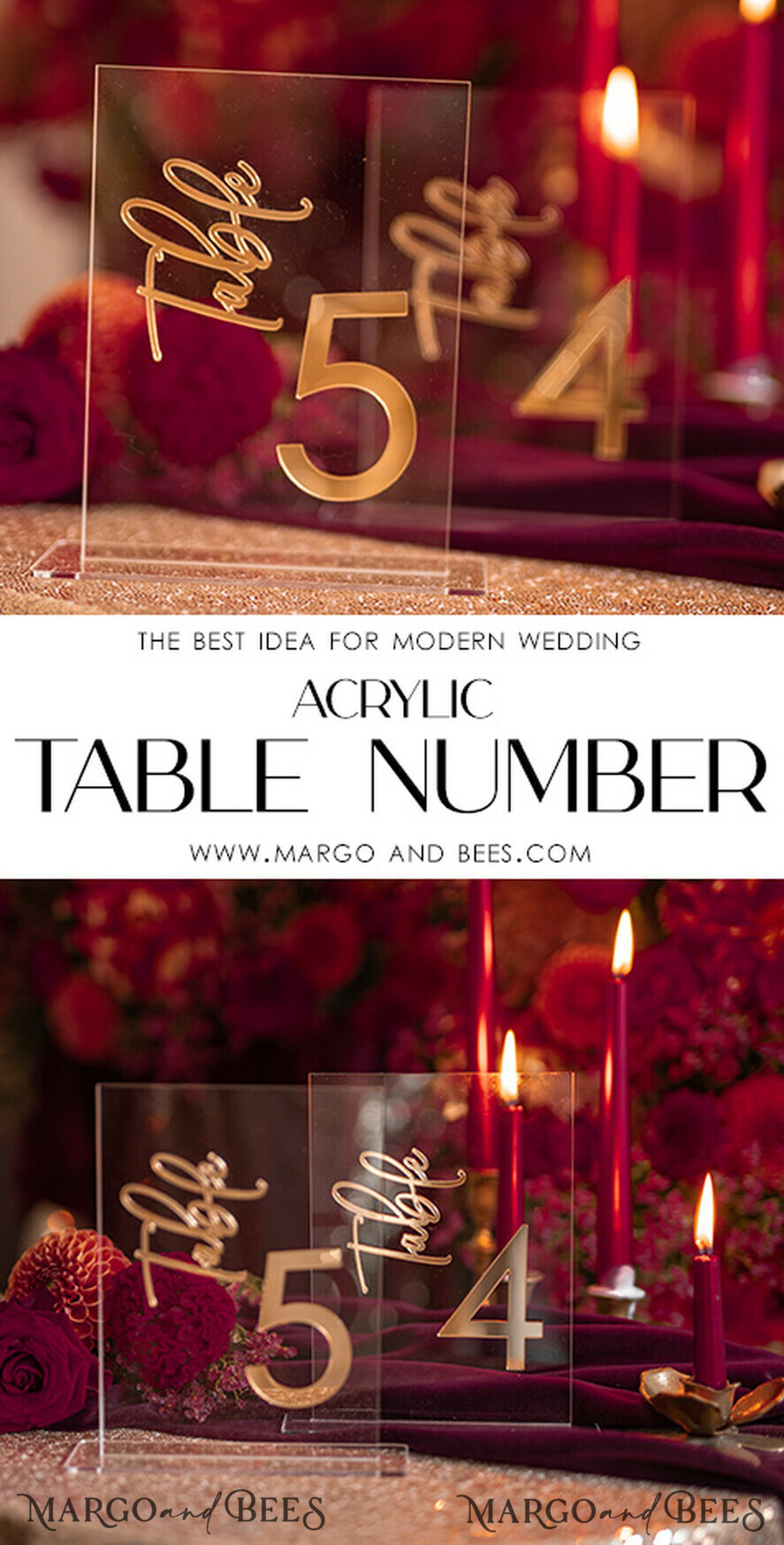 TABLE DECOR SIGNS Acrylic table decor Numbers Transparent Acrylic Table Numbers, Clear Acrylic And Gold Sign, Gold Plexi Table Numbers, Luxury Wedding Table Decor, Wedding Signage Golden Mirror Table Numbers