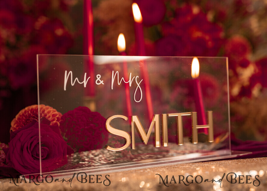 TABLE DECOR SIGNS Acrylic table decor Numbers Transparent Acrylic Top Table Sign, Gold Mirror Acrylic Sign, Golden Plexi Top Table Sign, Luxury Wedding Table Decor, Wedding Signage Golden Mirror Cards Sign