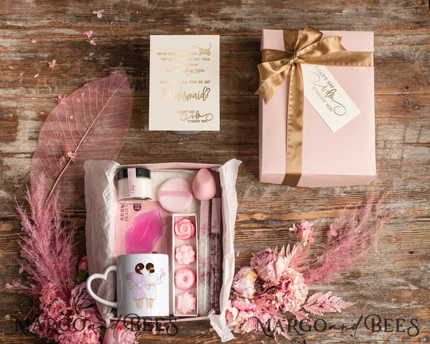 Brautjungfer/Trauzeuge Box WIRST DU MEINE BRAUTJUNGEFRIENDE SEIN? Brautjungfern Vorschlag Box mit Herzbecher, Wirst du meine Brautjungfer Geschenk, Wirst du mein Trauzeuge Vorschlag Geschenkbox Set