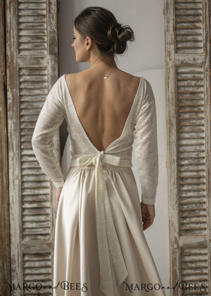 Long puff sleeve wedding dress new arrivals
