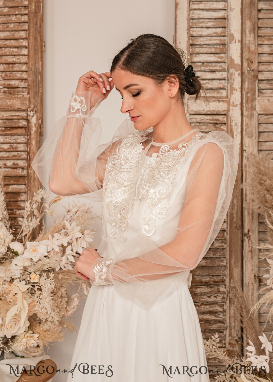 Bridal bolero lace sales