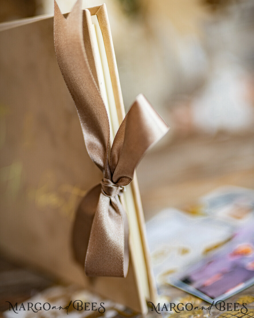 HOCHZEITS-GÄSTEBÜCHER Samtkissen Instax Gästebuch Boho Nude Gold Instax Samt Hochzeits-Gästebuch Gold, Großes Sofort-Hochzeits-Gästebuch, Beiges Polaroid Samt-Gästebuch Marsala Golden Hochzeit