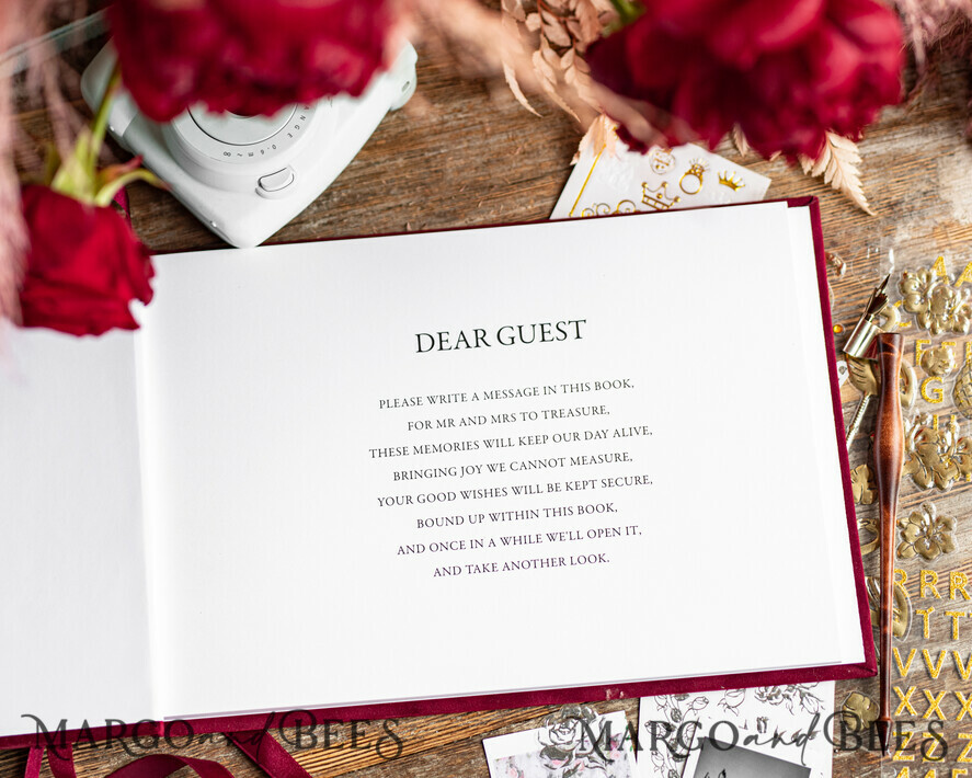 WEDDING GUEST BOOKS Velvet Instax Guestbook Luxury  Navy Blue Instax velvet Wedding GuestBook Gold, Large Instant Wedding Guest Book, Polaroid velvet Guestbook