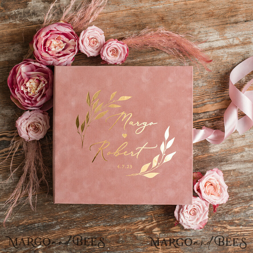 WEDDING GUEST BOOKS Velvet Instax Guestbook Luxury Wedding Guest Book, Presonalised Wedding Guest Book, Velvet Memory Photo  Wedding, Polaroid velvet Guest book