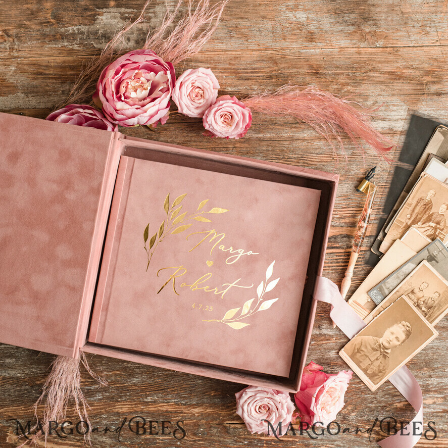 WEDDING GUEST BOOKS Velvet Instax Guestbook Luxury Wedding Guest Book, Presonalised Wedding Guest Book, Velvet Memory Photo  Wedding, Polaroid velvet Guest book