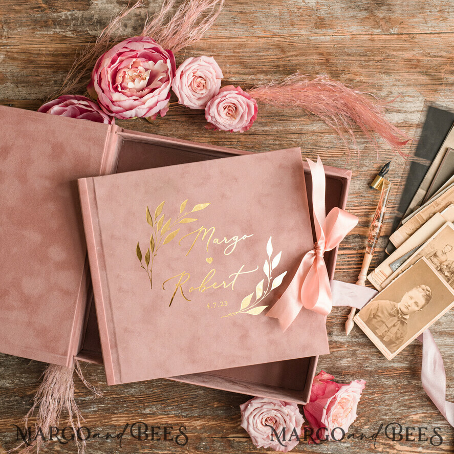 WEDDING GUEST BOOKS Velvet Instax Guestbook Luxury Wedding Guest Book, Presonalised Wedding Guest Book, Velvet Memory Photo  Wedding, Polaroid velvet Guest book