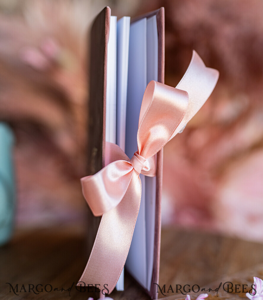 HOCHZEITS-GÄSTEBÜCHER Samtkissen Instax Gästebuch Boho Blush Pink Instax Samt Hochzeitsgastbuch Gold, Großes Sofort-Hochzeitsgastbuch, Polaroid Samt Gästebuch Pink Golden Hochzeit