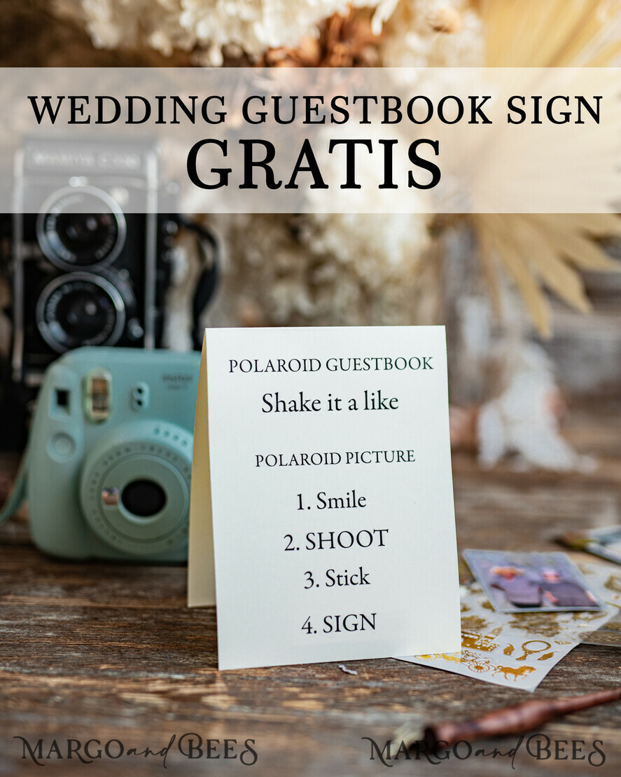 HOCHZEITS-GÄSTEBÜCHER Samtkissen Instax Gästebuch Schwarzes Boho Instax Samt Hochzeits-Gästebuch Gold, Schwarzes Instant Hochzeits-Gästebuch, Polaroid Samt Gästebuch Schwarz Golden Hochzeit
