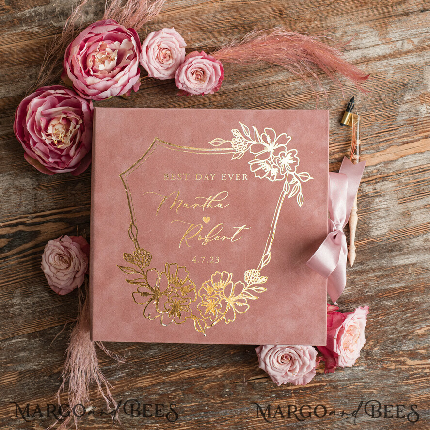 WEDDING GUEST BOOKS alternative guest book  Alternative Guestbook Wedding Mad Lib Sheets in Velvet Box Marriage advice mad lib Box Instax Leave a Note to Bride & Groom Personalised Box