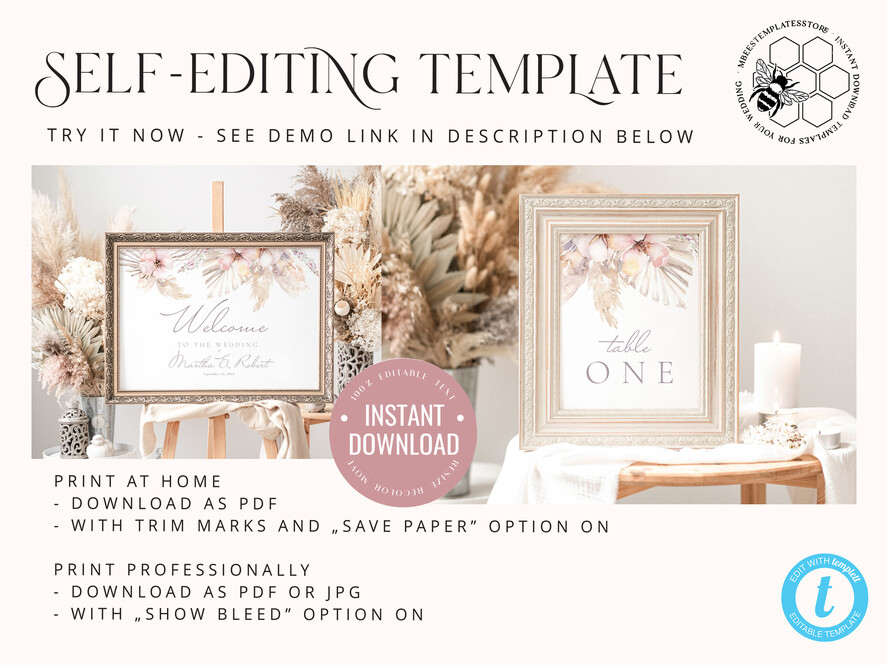 TEMPLETT wedding signs Boho Oh Snap Wedding Hashtag Sign template, Instant download Rustic Wedding Instagram Sign, Hashtag Printable, Minimalist  Sign, WPam5