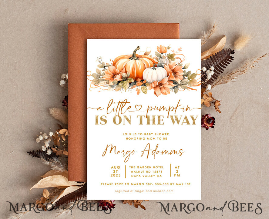 TEMPLETT baby shower Editable Fall Baby Shower Invitation Template Set Little  Pumpkin is on the way Diapper Raffle Books Instant Download Invites Gender Neutral