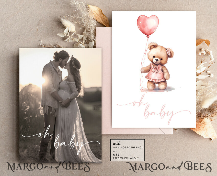 TEMPLETT baby shower blush pink Teddy Bear Baby Girl Shower Invitation Template Set sweel little girl on her way Diapper Raffle Books Arch Instant Download Blush Pink editable invite
