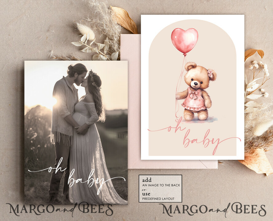 TEMPLETT baby shower Teddy Bear Baby Girl Shower Invitation Template Set We Can Bearly Wait Diapper Raffle Books Arch Instant Download Blush Pink editable invite