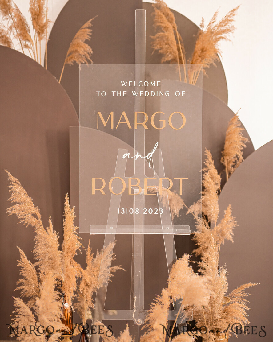 TABLE PLANS AND WEDDING WELCOME SIGNS plexi gold / velvet Luxury Clear and Gold Wedding Welcome Sign, Golden Wedding Decor, Personalised Wedding Sign, Wedding Board, Welcome Wedding Board 