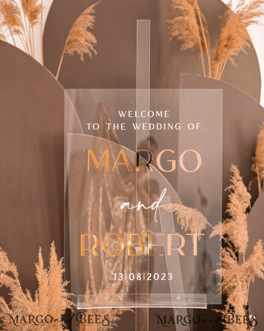 TABLE PLANS AND WEDDING WELCOME SIGNS plexi gold / velvet Luxury Clear and Gold Wedding Welcome Sign, Golden Wedding Decor, Personalised Wedding Sign, Wedding Board, Welcome Wedding Board 