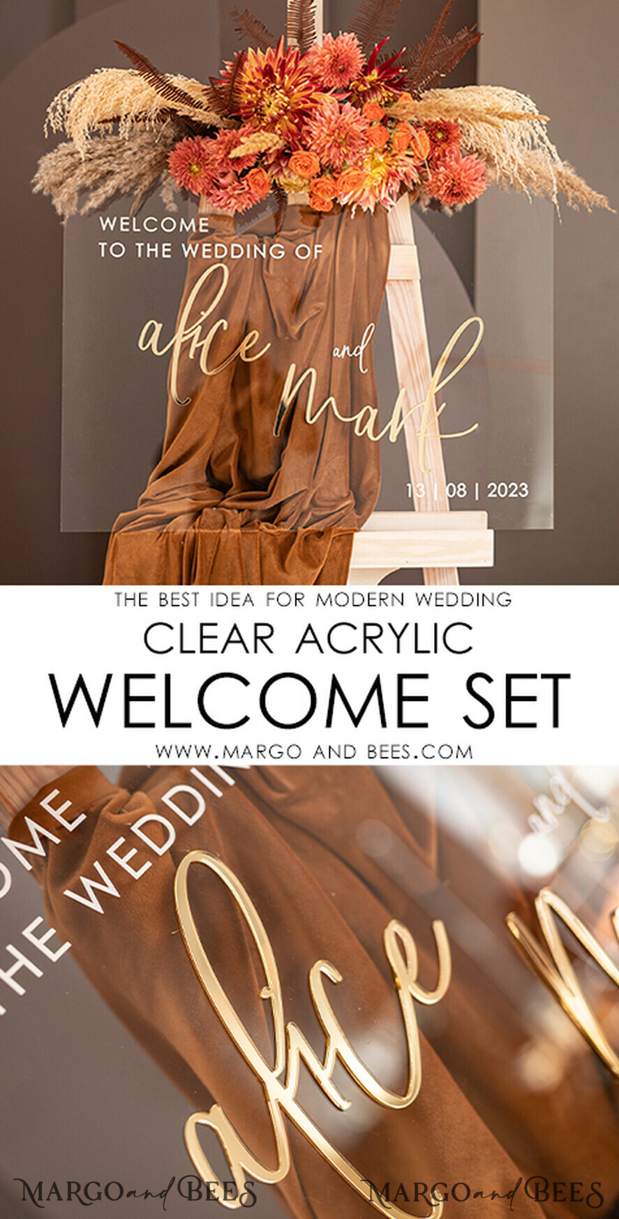 TABLE PLANS AND WEDDING WELCOME SIGNS plexi gold / velvet Luxury Clear and Gold Wedding Welcome Sign, Golden Wedding Decor, Personalised Wedding Sign, Wedding Board, Welcome Wedding Board 