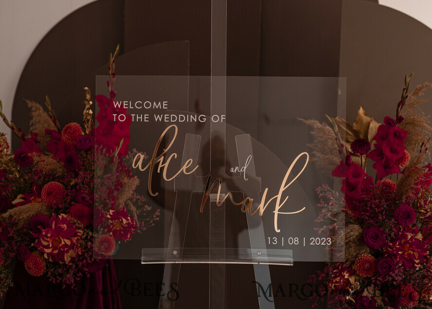 TABLE PLANS AND WEDDING WELCOME SIGNS plexi gold / velvet Luxury Clear and Gold Wedding Welcome Sign, Golden Wedding Decor, Personalised Wedding Sign, Wedding Board, Welcome Wedding Board 