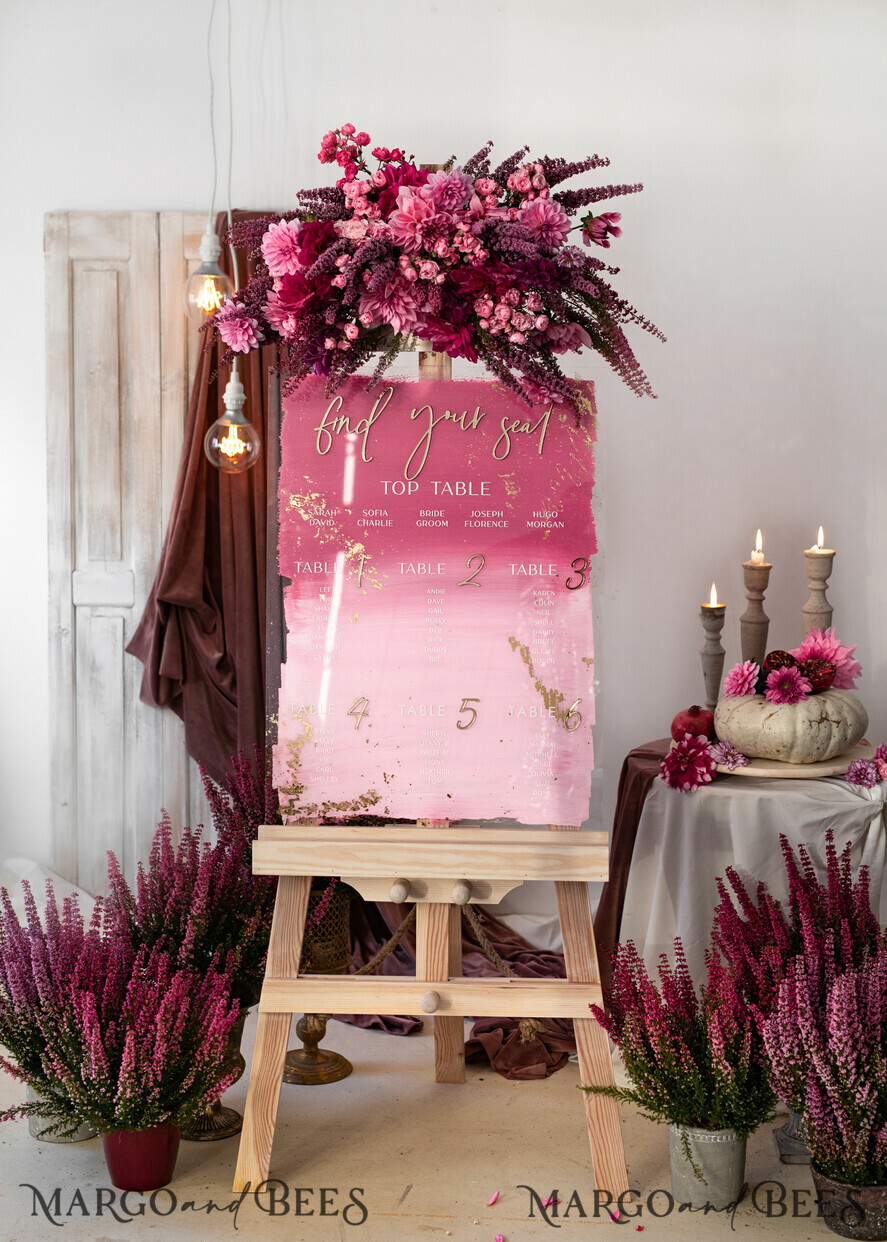 TABLE PLANS AND WEDDING WELCOME SIGNS plexi gold / velvet Acrylic Mauve Wedding Welcome Sign Painted Dusty Rose Acrylic gold Wedding Welcome Sign, Ombre Blush Pink  Gold Plexi Wedding Welcome Sign, Pale Pink Golden Luxury Wedding Wedding Welcome Sign , Earthy Wedding Signage Golden mirror Wedding Welcome Sign