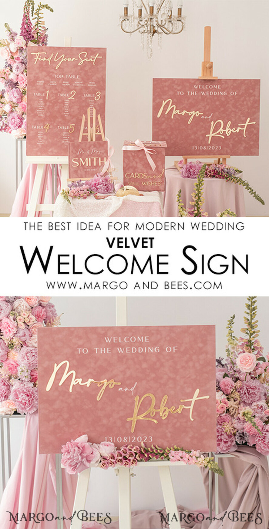 TABLE PLANS AND WEDDING WELCOME SIGNS plexi gold / velvet Luxury Velvet blush pink Wedding Welcome Sign, Golden Wedding Decor, Personalised Wedding Sign, Wedding Gift, Welcome Wedding Board BpPXSet
