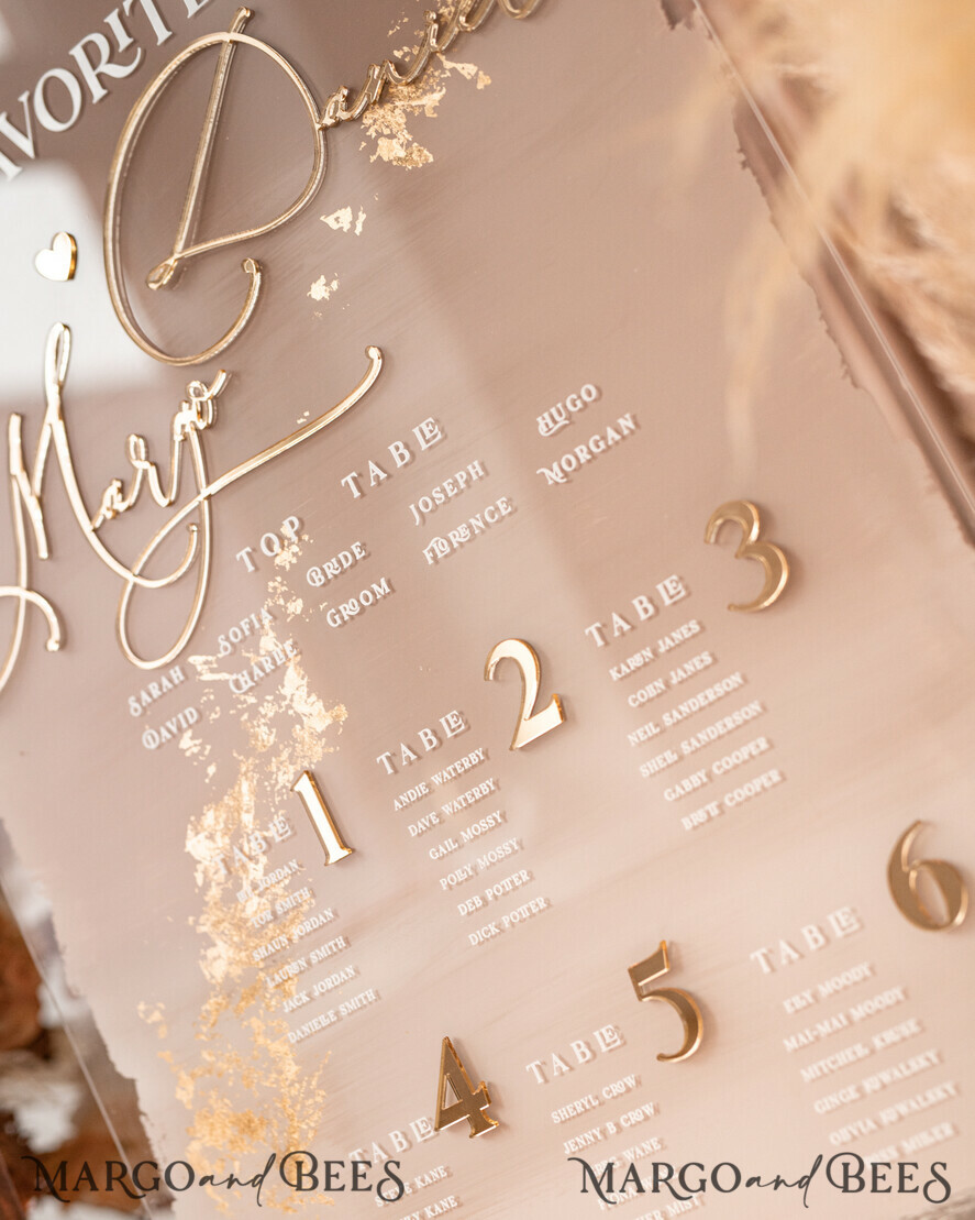 TABLE PLANS AND WEDDING WELCOME SIGNS plexi gold / velvet Elegant Clear wedding Set acrylic Find your seat , Personalized Wedding Ombre Beige Table Plan, acrylic clear Tan transparent and Gold Modern clear transparent Seating Chart, 3d Elegant Find Your Seat - Seating Plan , Golden Luxury Wedding Table Plan, Wedding Decoration with golden letters - Golden Reception Signage - Custom Tan Ceremony Sign