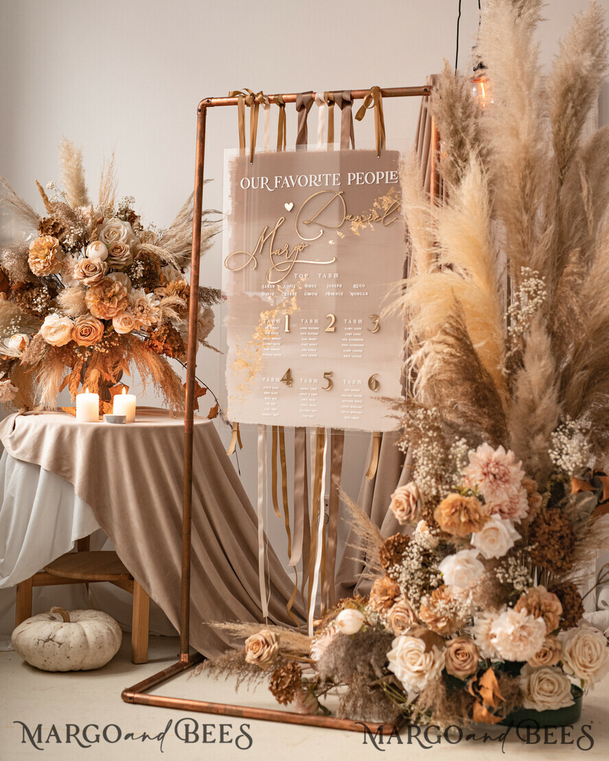 TABLE PLANS AND WEDDING WELCOME SIGNS plexi gold / velvet Elegant Clear wedding Set acrylic Find your seat , Personalized Wedding Ombre Beige Table Plan, acrylic clear Tan transparent and Gold Modern clear transparent Seating Chart, 3d Elegant Find Your Seat - Seating Plan , Golden Luxury Wedding Table Plan, Wedding Decoration with golden letters - Golden Reception Signage - Custom Tan Ceremony Sign