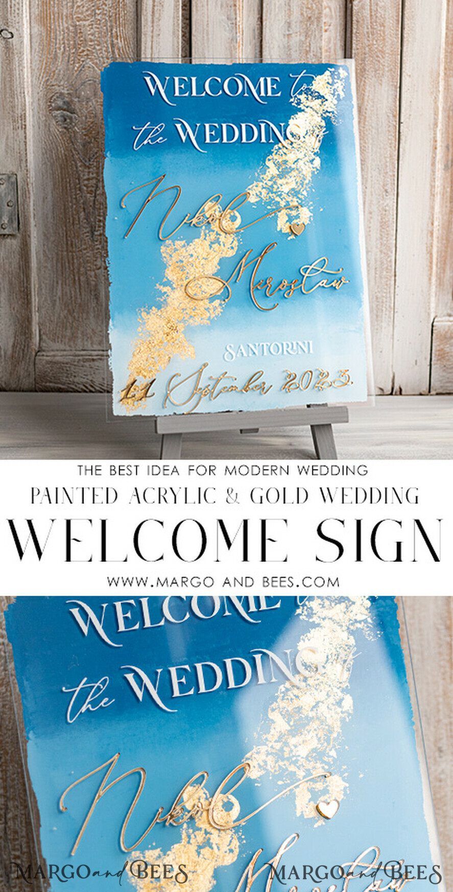 TABLE PLANS AND WEDDING WELCOME SIGNS plexi gold / velvet Acrylic Sky blue & Gold Wedding Welcome Sign, Painted Acrylic & gold Wedding Welcome Sign, Royal Blue Ombre Gold Plexi Wedding Welcome Sign,  Luxury Wedding Wedding Welcome Sign, Greece Beach Wedding Signage Golden mirror Wedding Welcome Sign