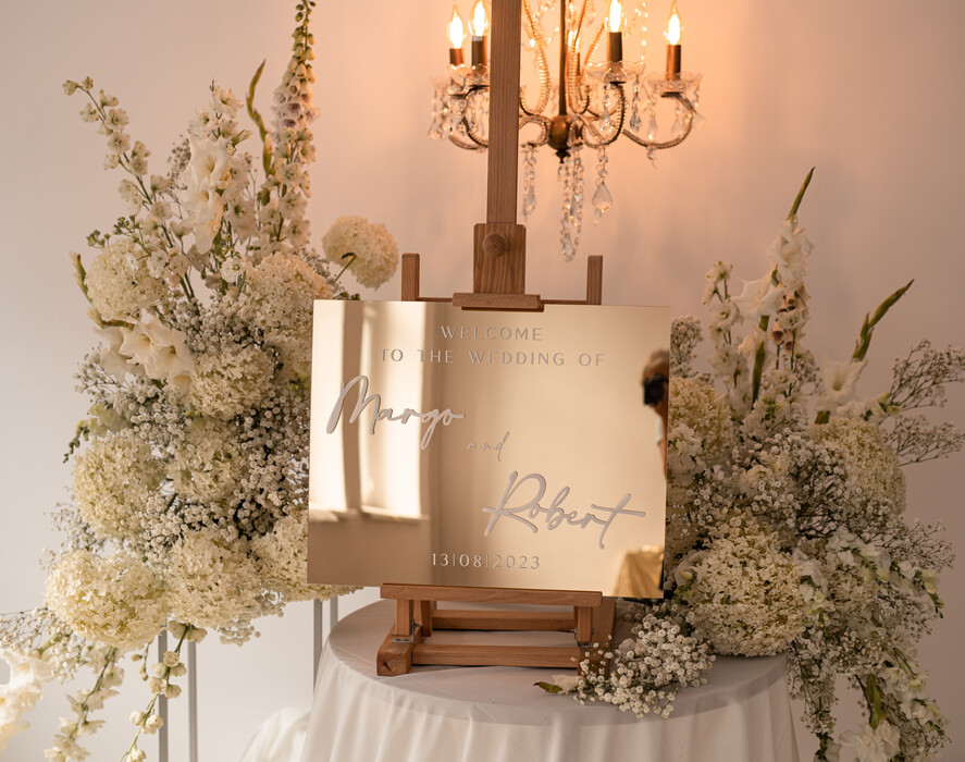 TABLE PLANS AND WEDDING WELCOME SIGNS plexi gold / velvet Golden Mirror Wedding Welcome Sign, Golden Wedding Decor, Personalised Wedding Sign, Wedding Gift, Welcome Wedding Board BpPXSet