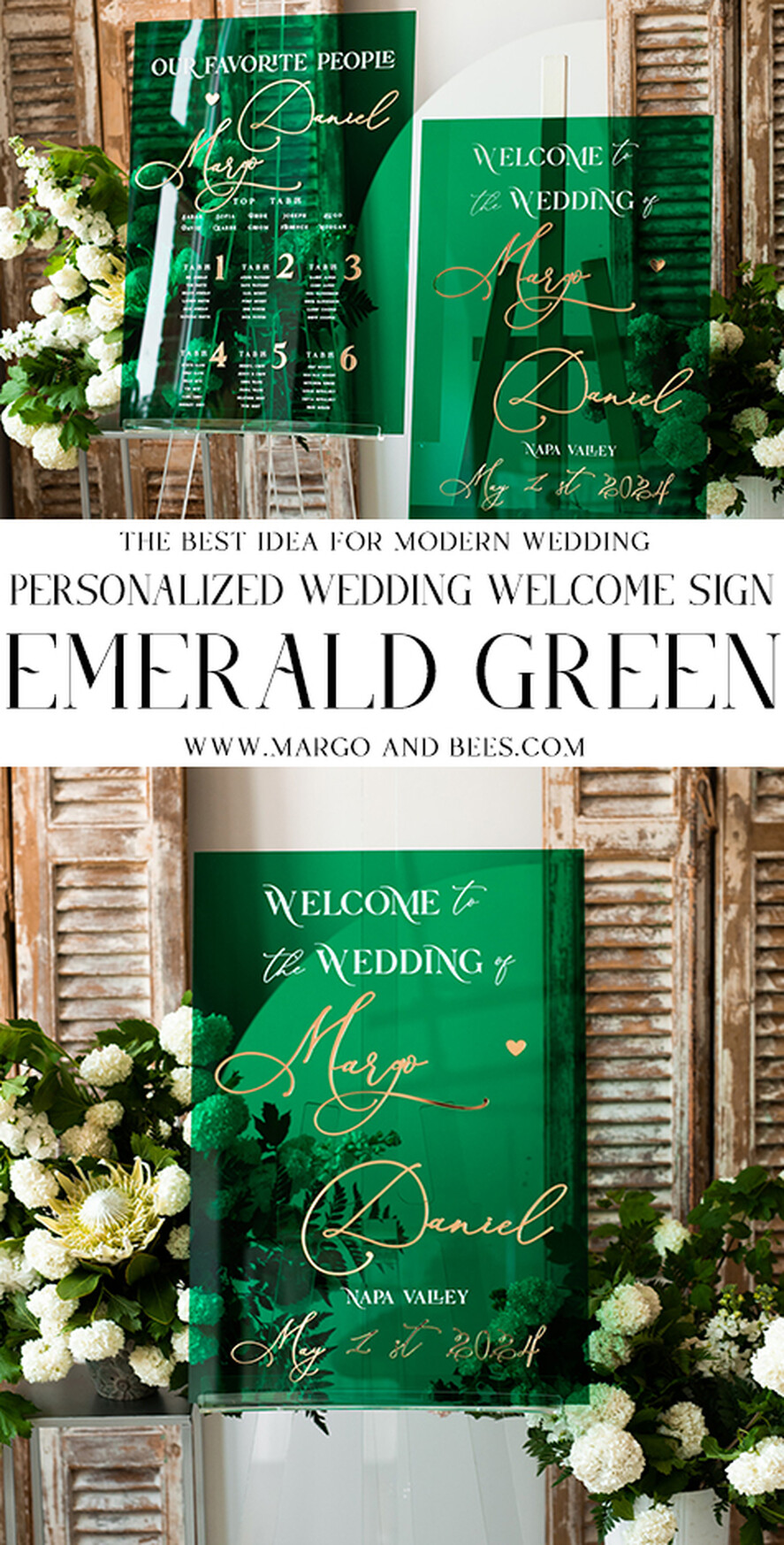 TABLE PLANS AND WEDDING WELCOME SIGNS plexi gold / velvet Luxury Green and Gold Wedding Welcome Sign, Emerald Green Acryl Wedding Decor, Personalised Wedding Sign, Wedding Board, Welcome Wedding Board 